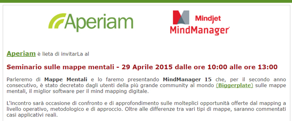 Seminario sulle mappe mentali: 29/04/2015