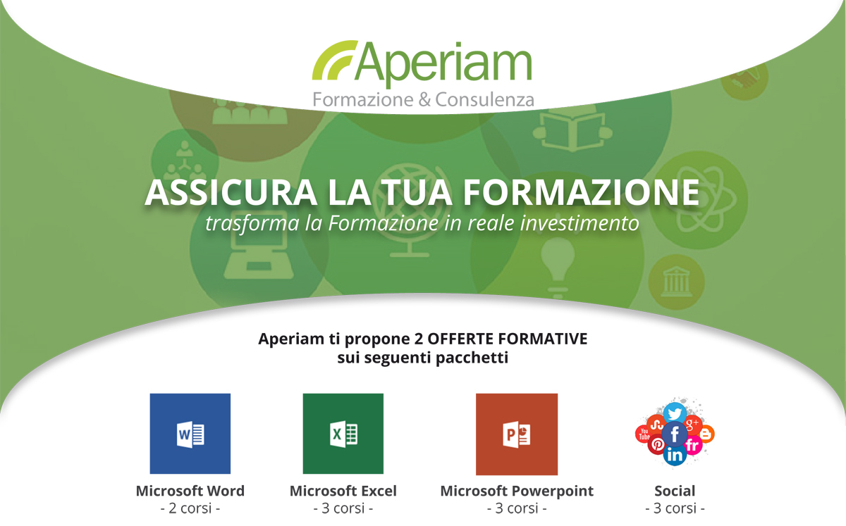 Aperiam - assicura la tua formazione