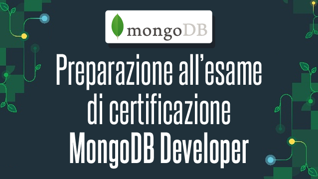 Preparazione all'esame di certificazione mongodb developer