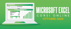 Microsoft Excel - Corsi Online - Ottobre 2020